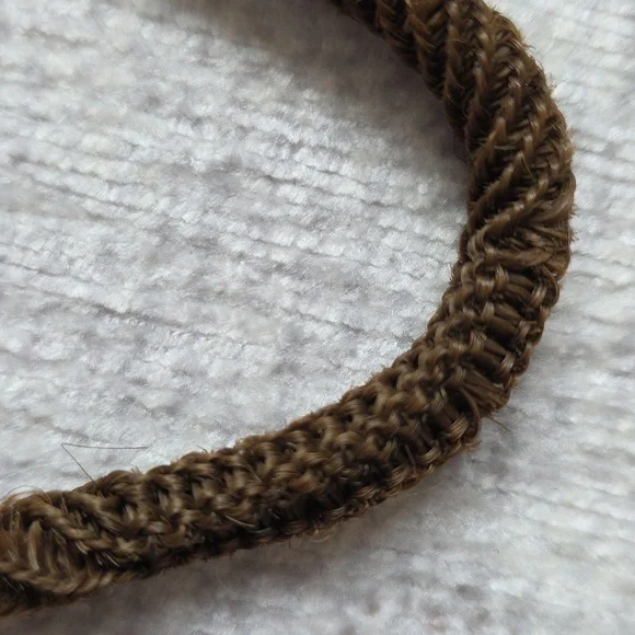 Antique Japan Trinket Box Silk Boucher Landscape Tintype Hair Mourning Chain - Picture 10 of 16